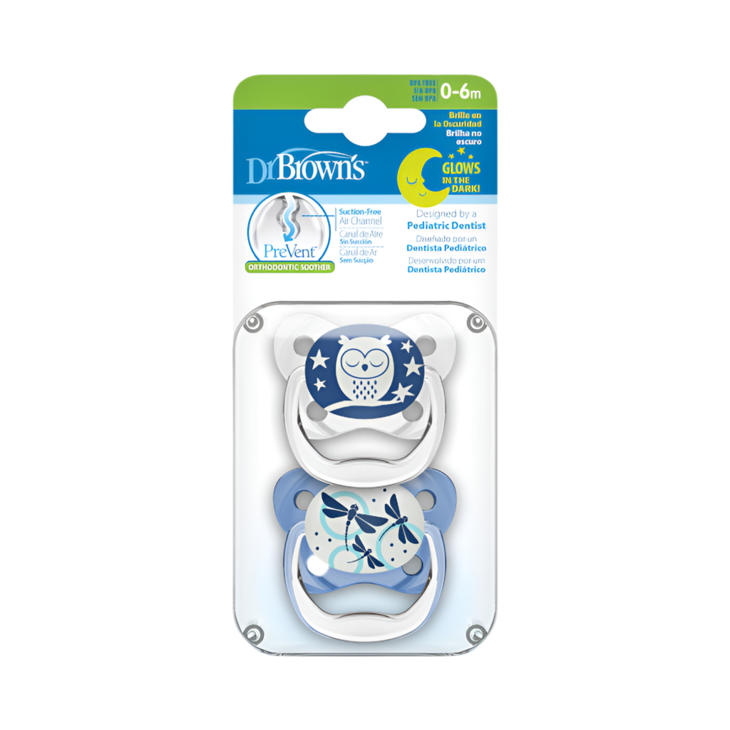 Chupete Prevent Noche Mariposa 0-6M 2UN