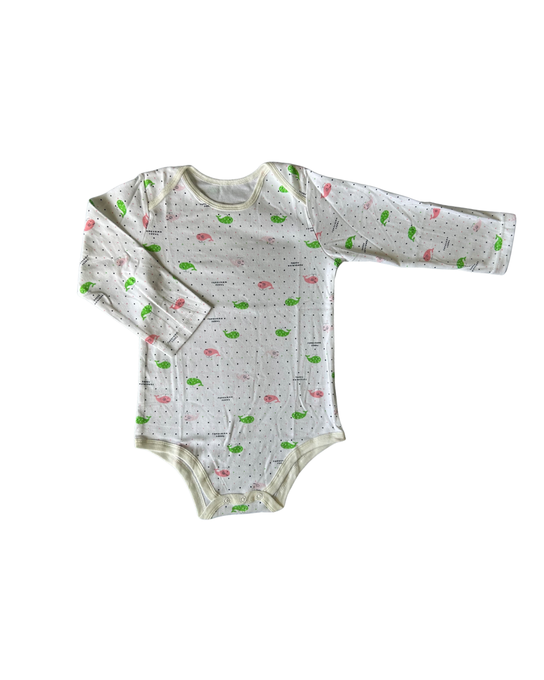 Bodys de niña 100% algodón – Set de 3 diseños | 36 meses