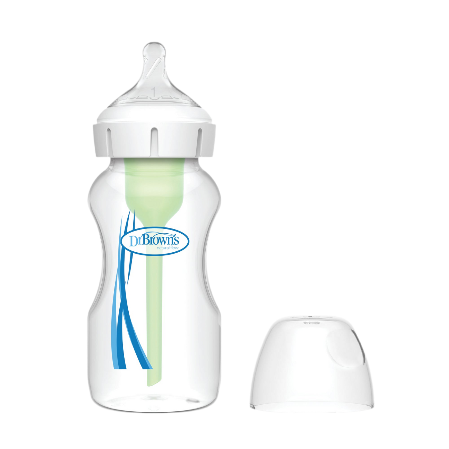 Mamadera Anticólico Boca Ancha 270ml