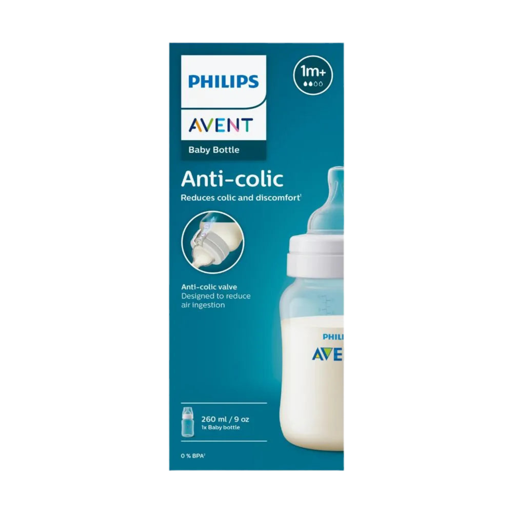 Mamadera Anticólico 3m+ 260 ml Avent