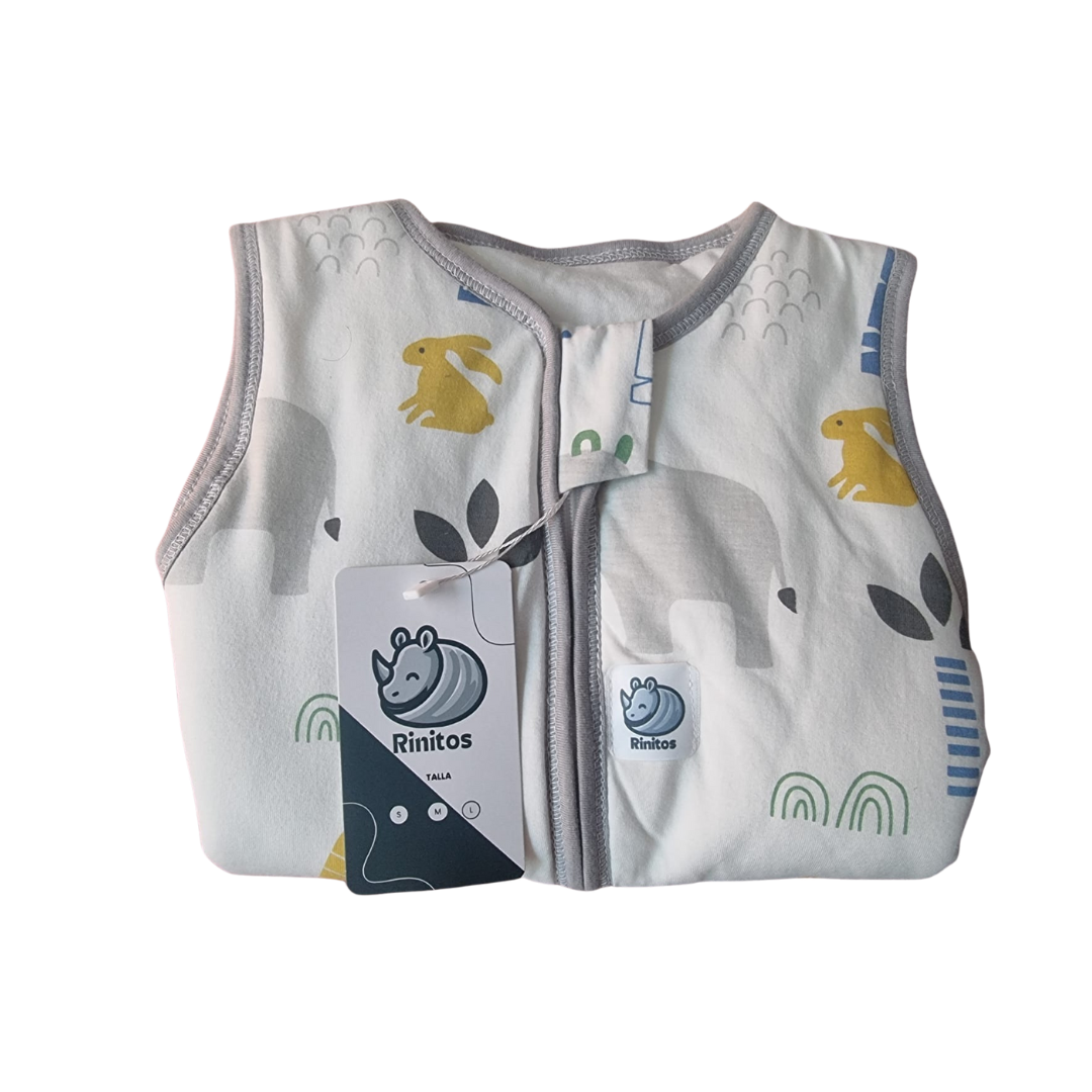 Saquito Gota para dormir de bebé - Rinoceronte (TOG 1,5)