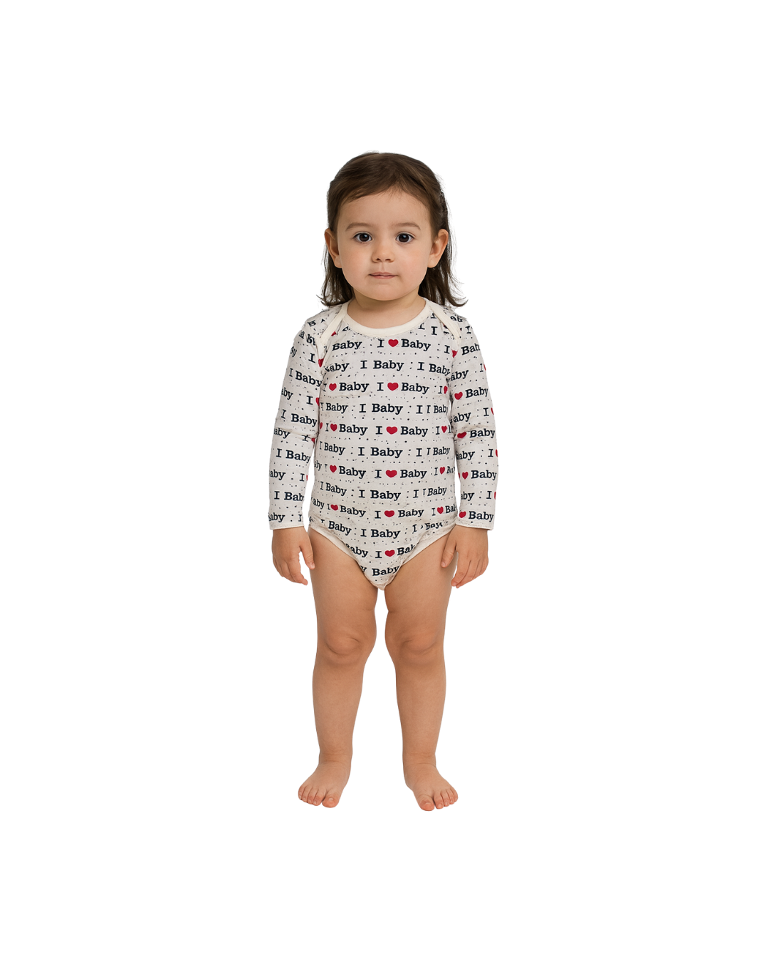 Bodys de niña 100% algodón – Set de 3 diseños | 36 meses