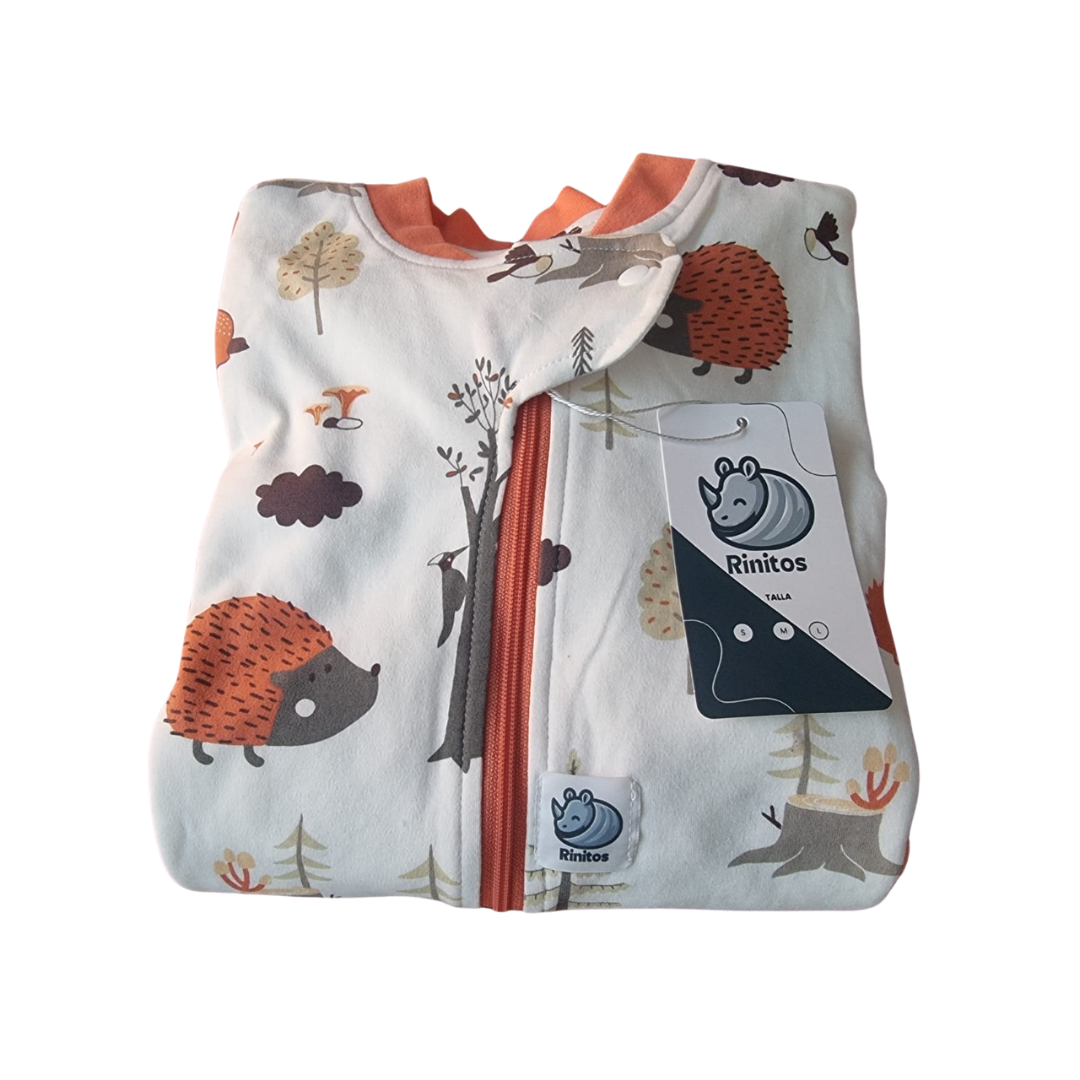 Saquito de dormir con pies para bebé - Puercoespín (TOG 2,5)