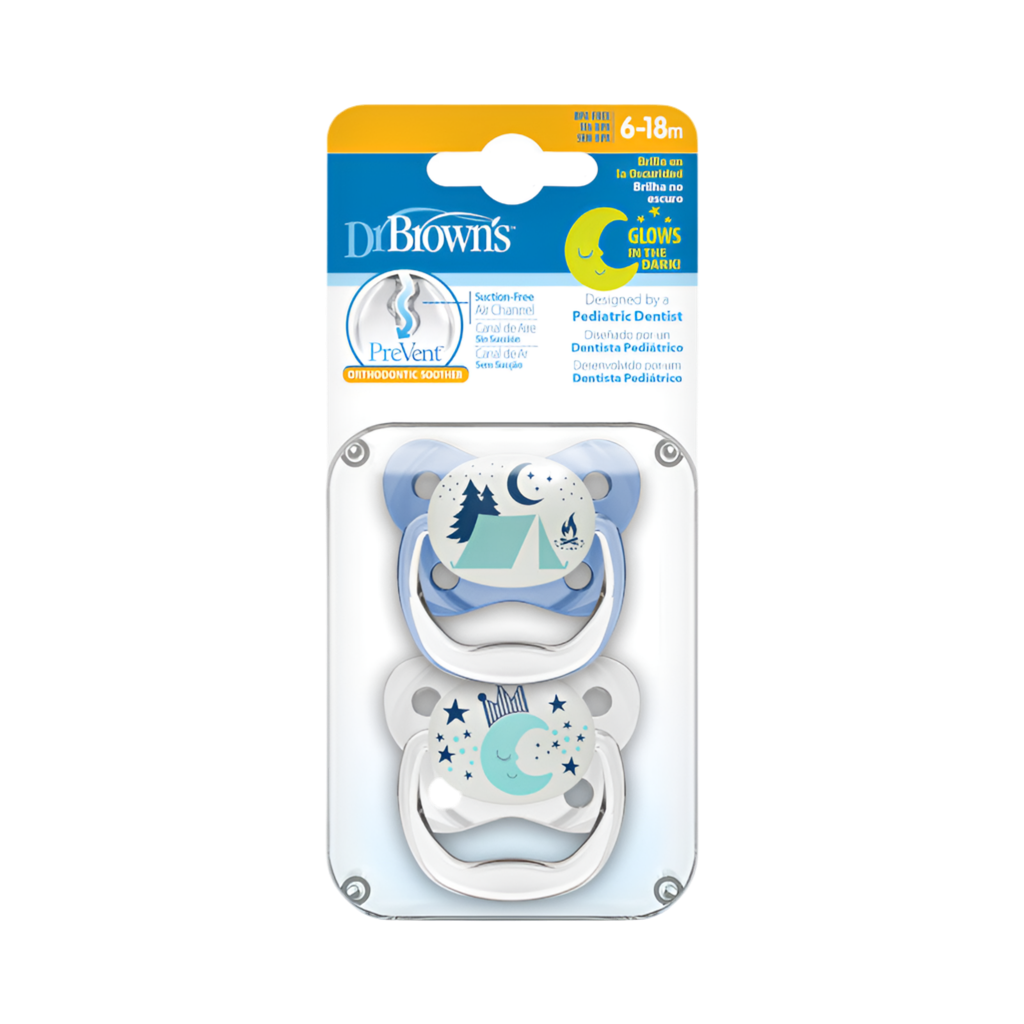 Chupete Prevent Noche Mariposa 6-18M 2UN