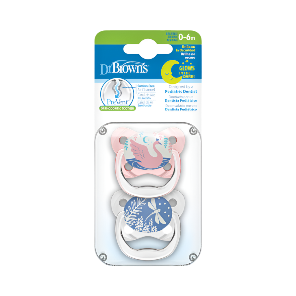 Chupete Prevent Noche Mariposa 0-6M 2UN