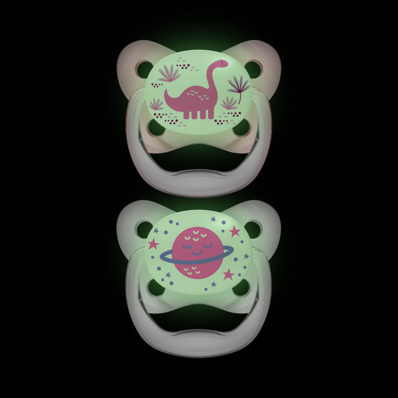 Chupete Prevent Noche Mariposa 6-18M 2UN