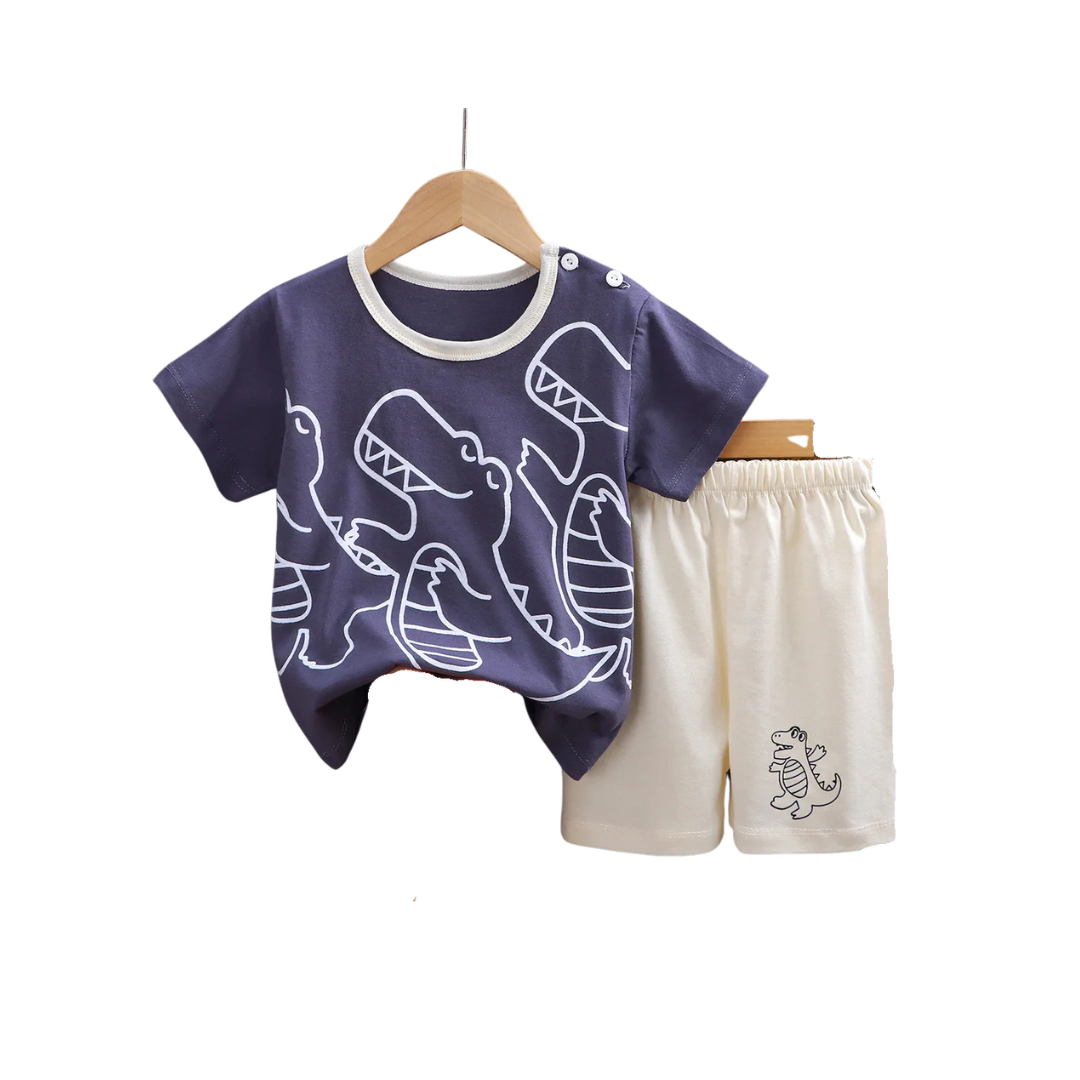 Pijama corto de verano Niño - Dino 9-24M