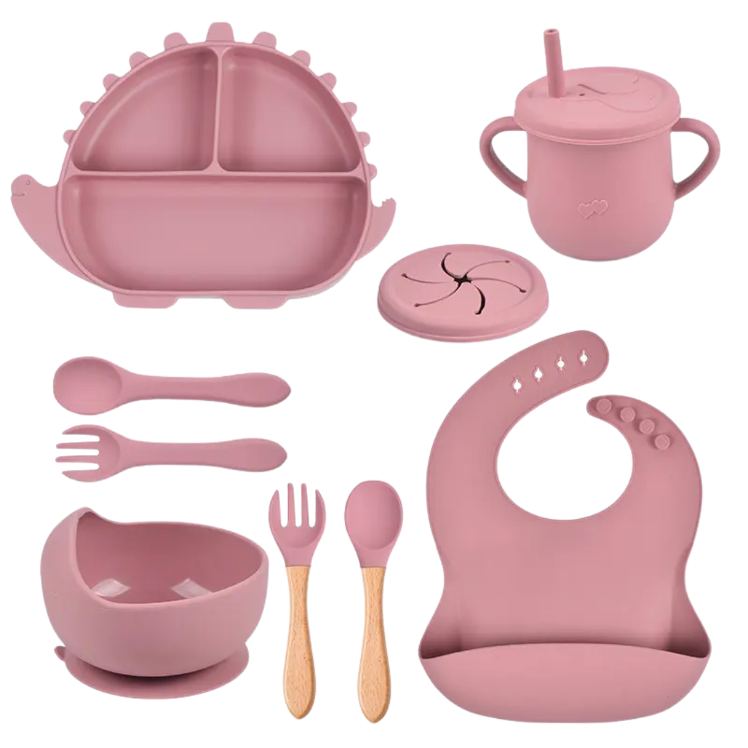 Set de Alimentación Dino 9 piezas sin BPA