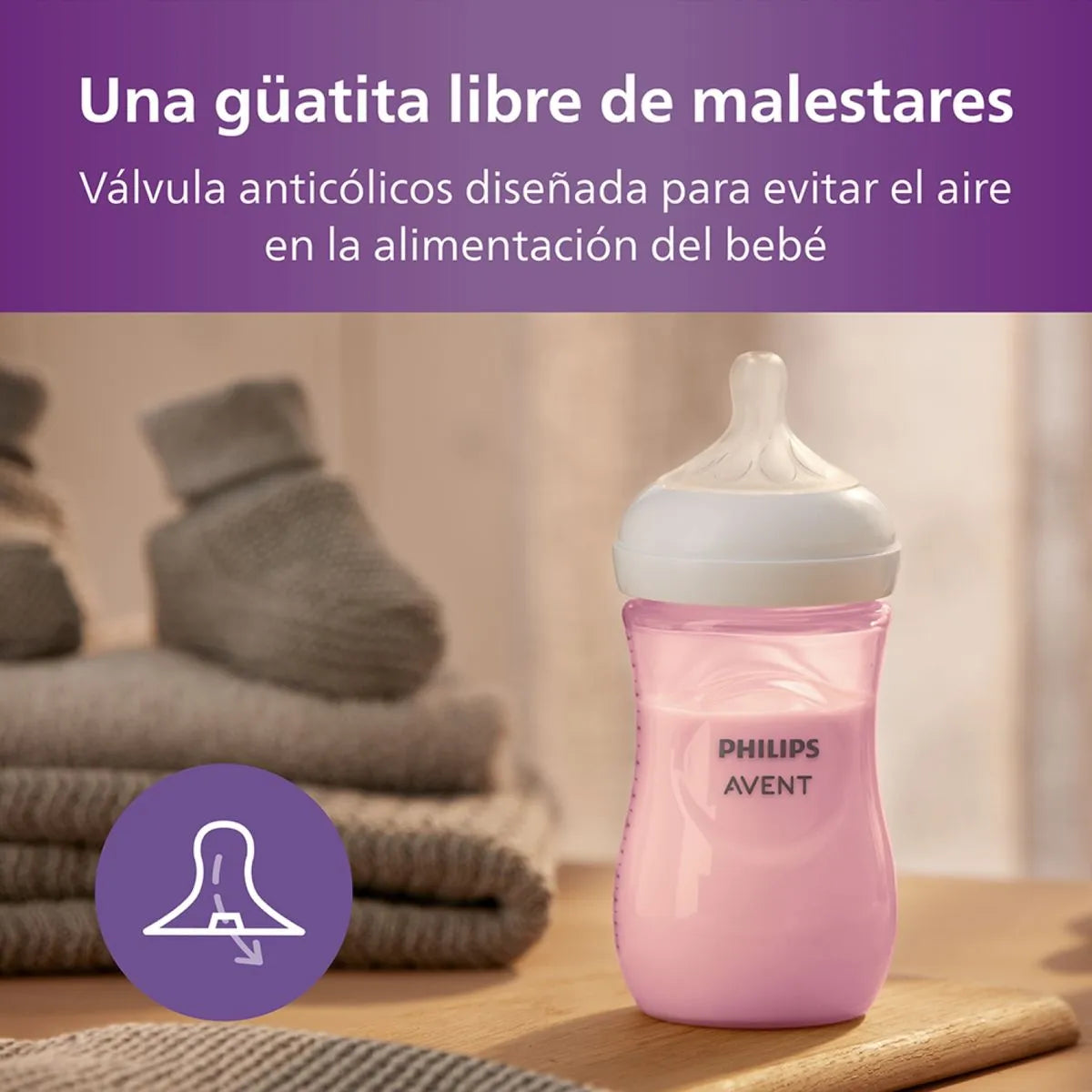 Set Triple Pack Avent 125ml+ 260ml y 330ml