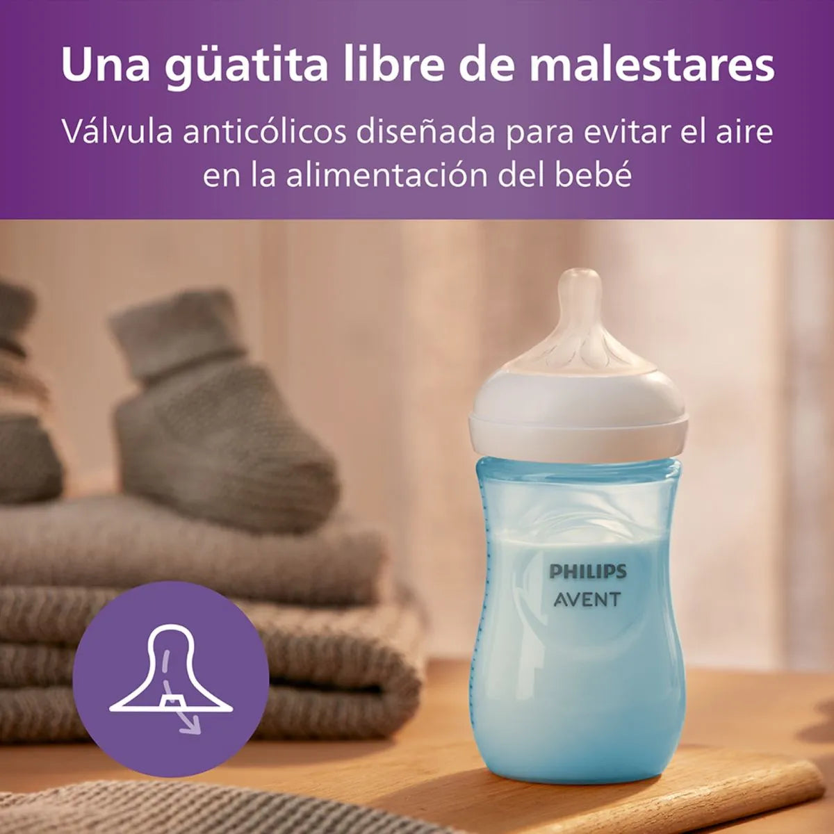 Set Triple Pack Avent 125ml+ 260ml y 330ml