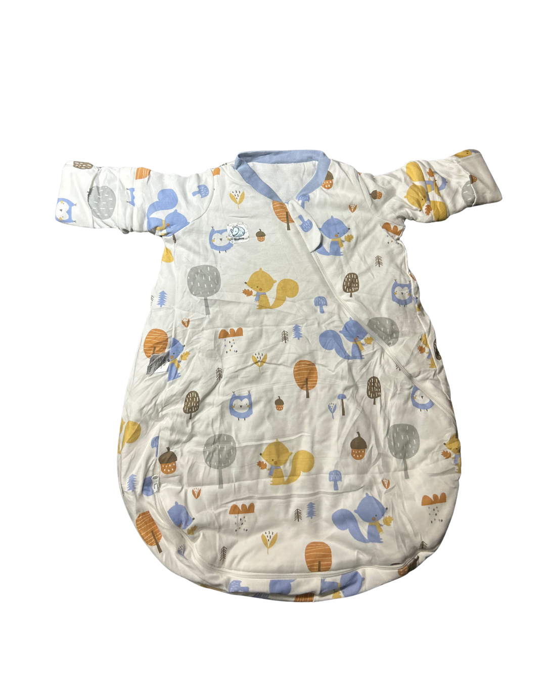 Saquito Gota para dormir de bebé con mangas - Ardillas (TOG 2,5) 0-6M