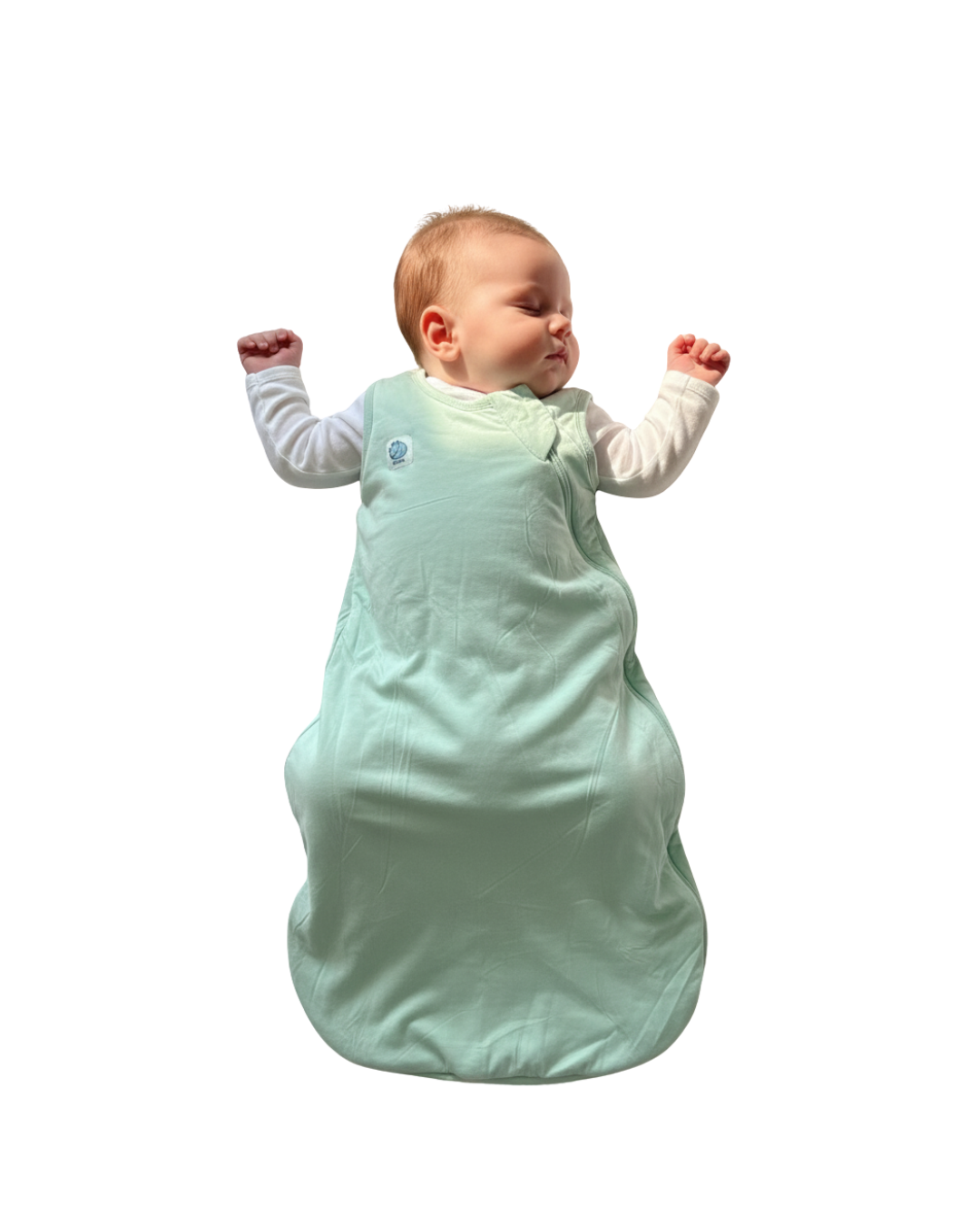 Saquito Gota para dormir de bebé - Bambú - Verde agua (TOG 1,5)