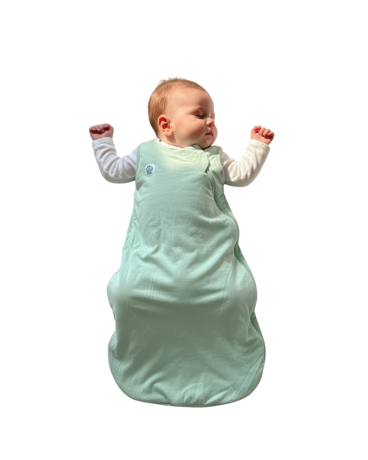 Saquito Gota para dormir de bebé - Bambú - Verde agua (TOG 1,5)