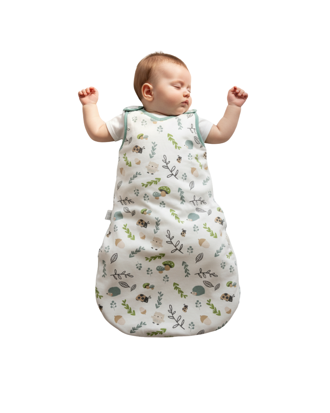 Saquito Gota para dormir de bebé - Cierre lateral - Bosque (TOG 1,5)