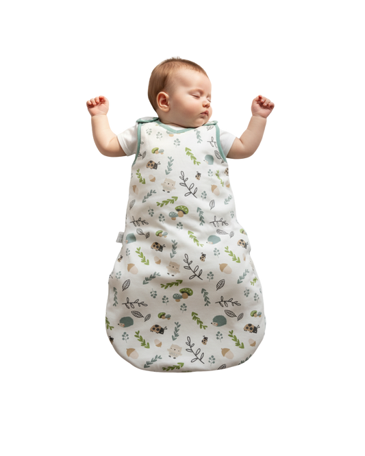 Saquito Gota para dormir de bebé - Cierre lateral - Bosque (TOG 1,5)