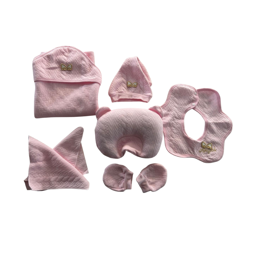 Set Primeros Meses Bebé Rosa - 6 meses - 15 piezas