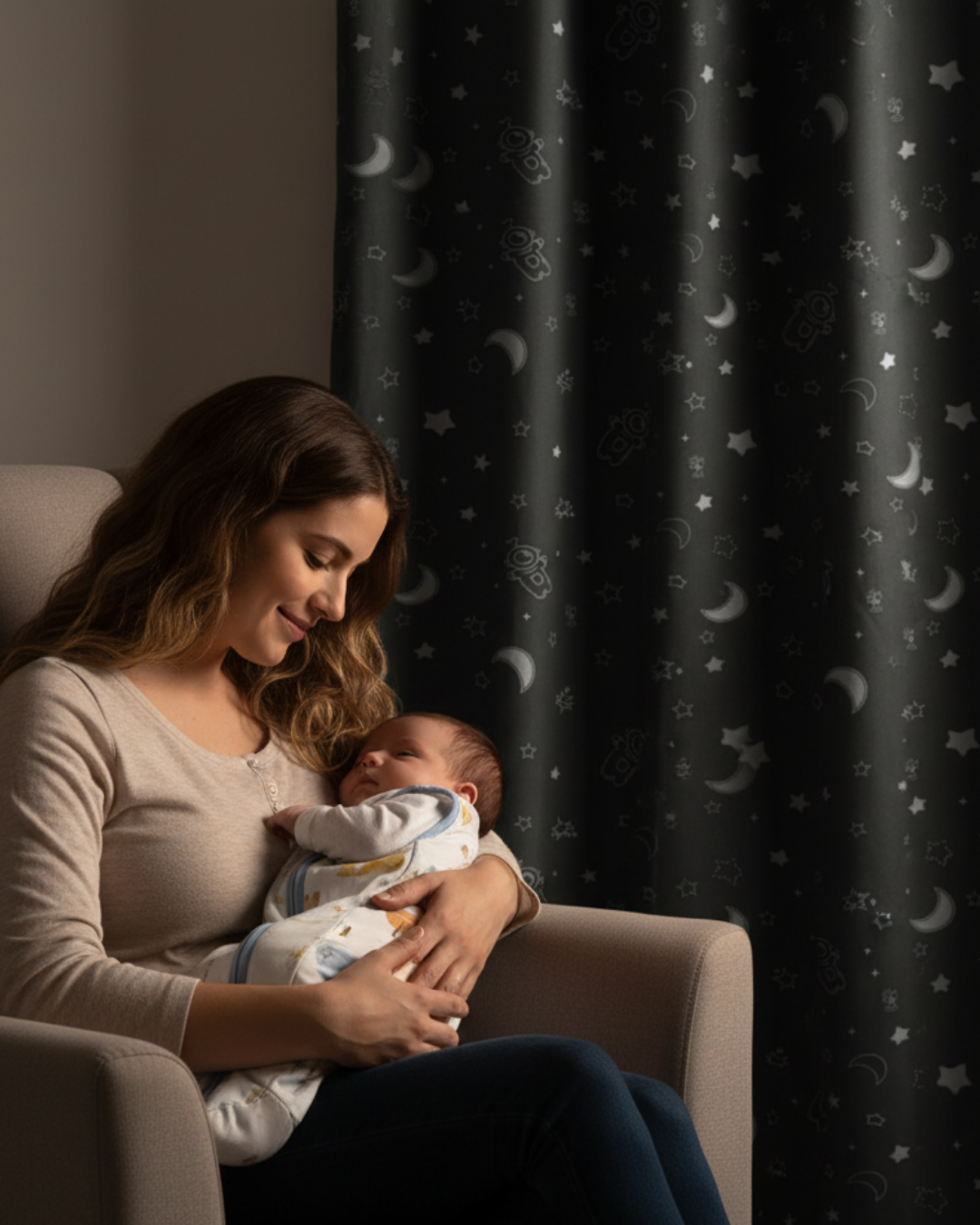 Cortina Blackout Negra - Portátil