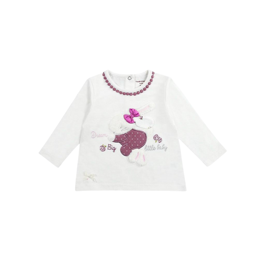 Polera Manga Larga Niña Conejita