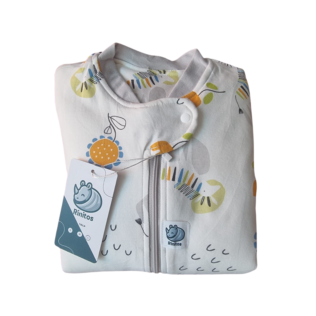 Saquito de dormir con pies para bebé - Cebra (TOG 1)