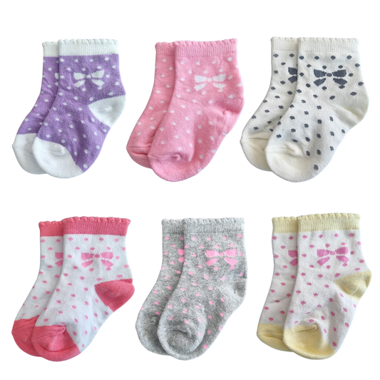 Set de 6 Calcetines Niño-Niña (0 a 24 meses)