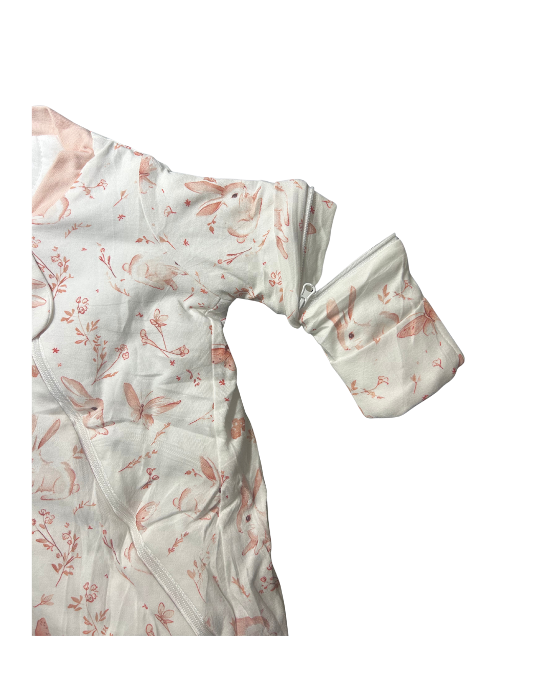 Saquito Gota para dormir de bebé con mangas - Conejitos (TOG 2,5) 0-6M