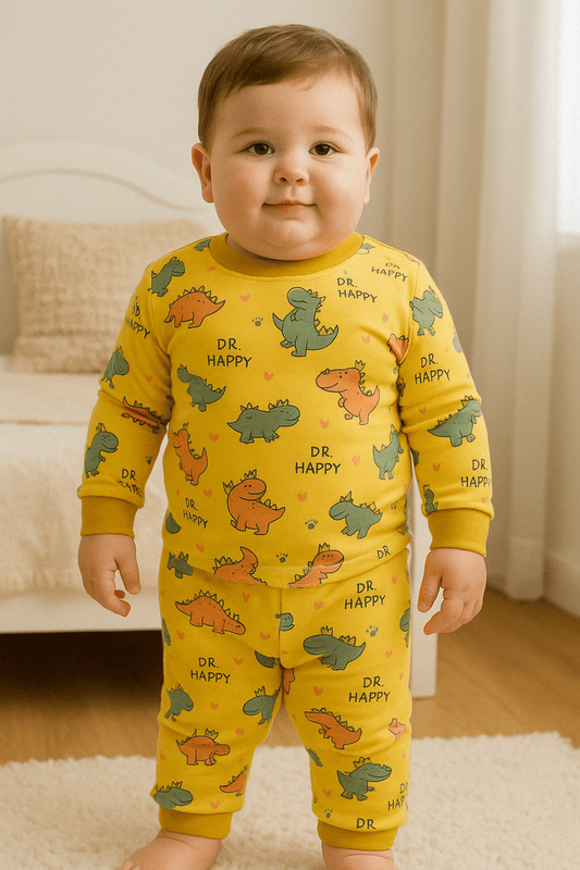 Pijama de Franela Dinosaurios “Dr. Happy” – Otoño Invierno 9-24M