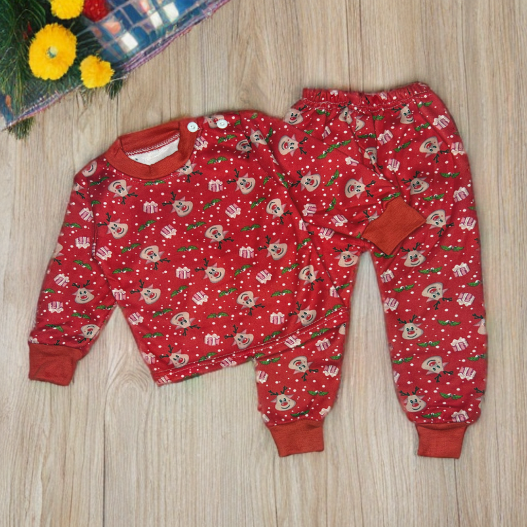 Pijama Navideño de Franela Niña/Niño