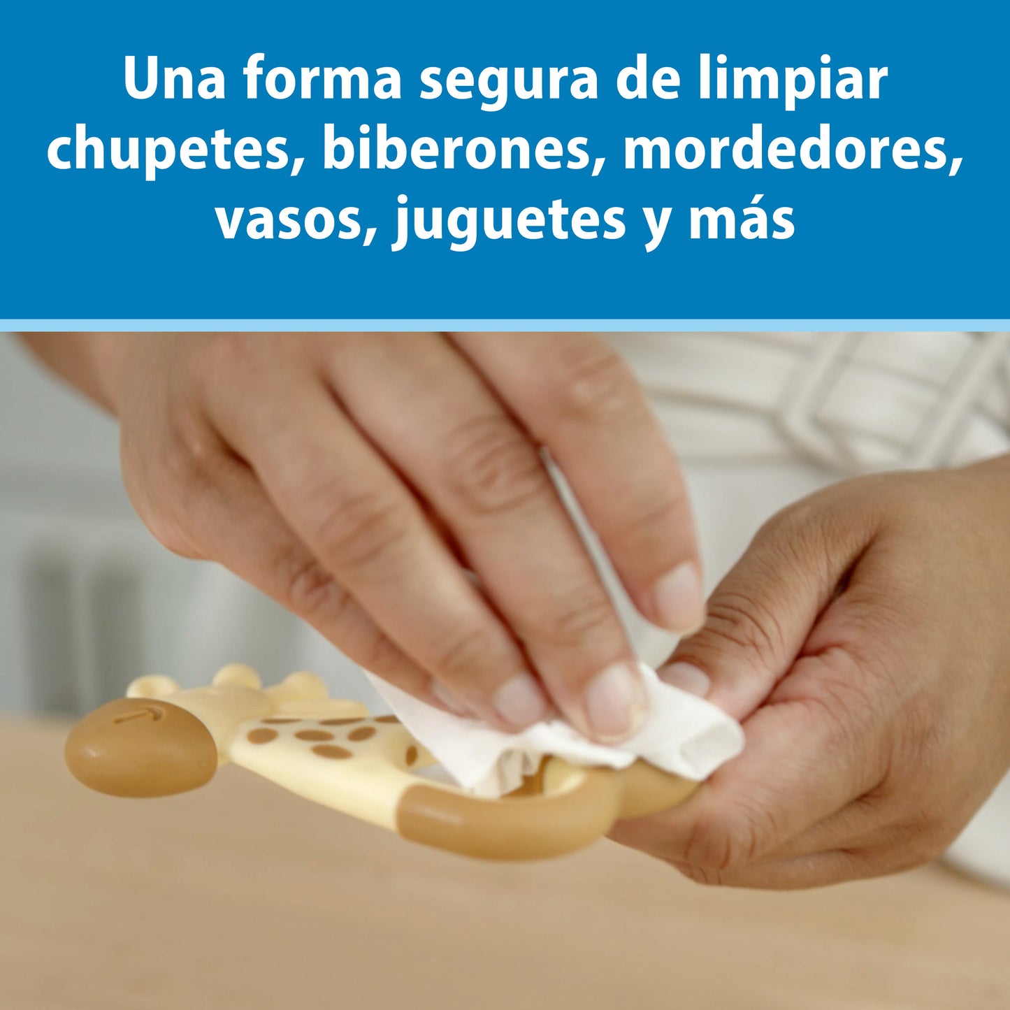 Toallitas Limpieza para Mamadera y Chupetes 40UN