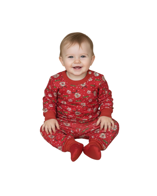 Pijama Navideño de Franela Niña/Niño