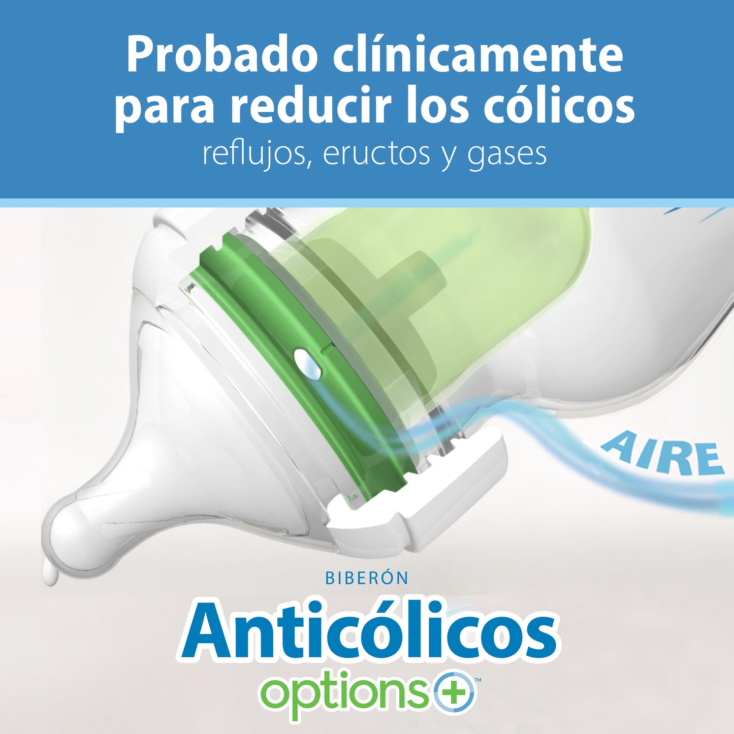 Mamadera Anticólico Boca Ancha 150ml, Elefante & Jirafa en la Jungla