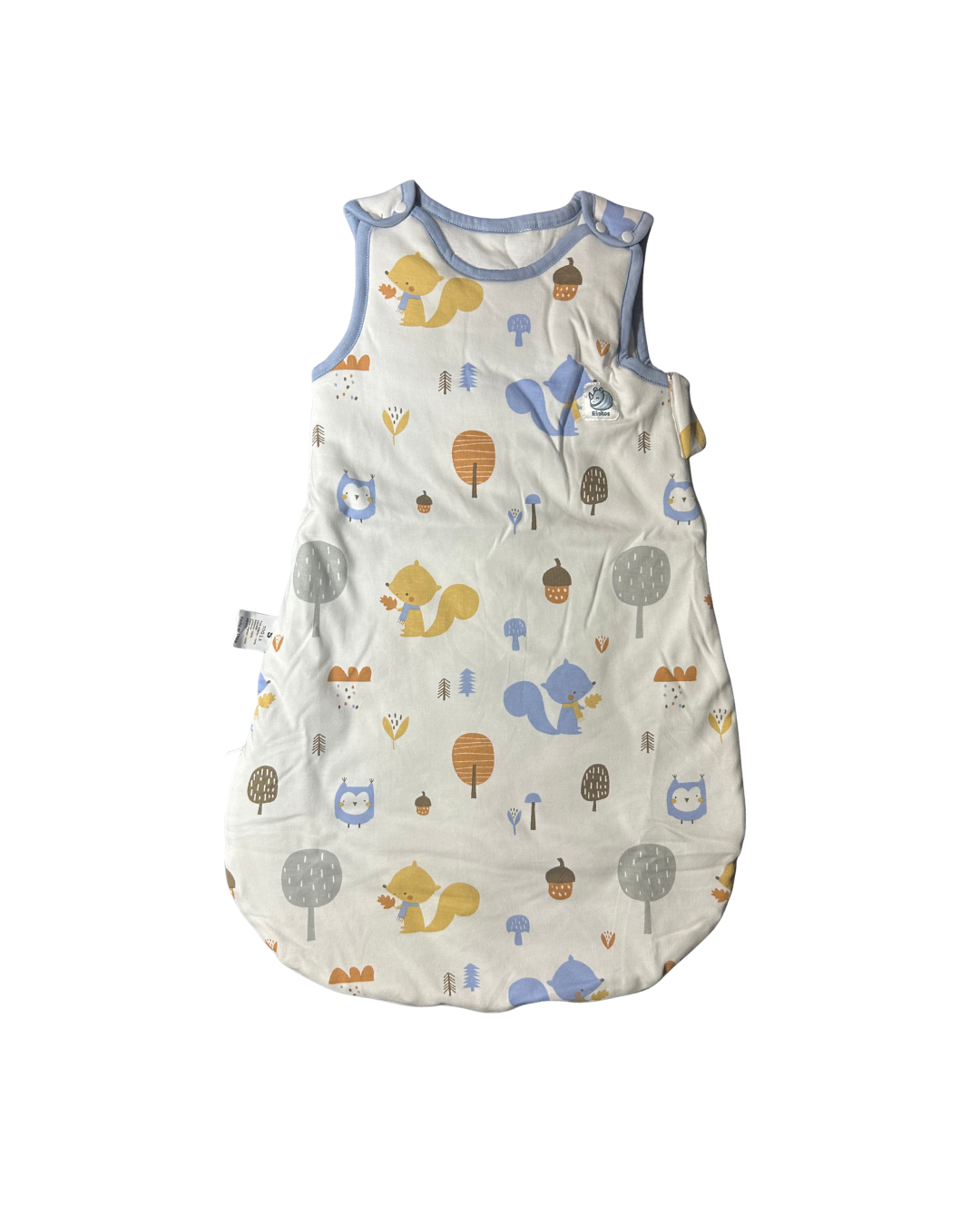 Saquito Gota para dormir de bebé - Cierre lateral - Ardillas (TOG 1,5)