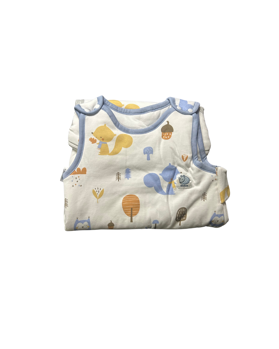 Saquito Gota para dormir de bebé - Cierre lateral - Ardillas (TOG 1,5)