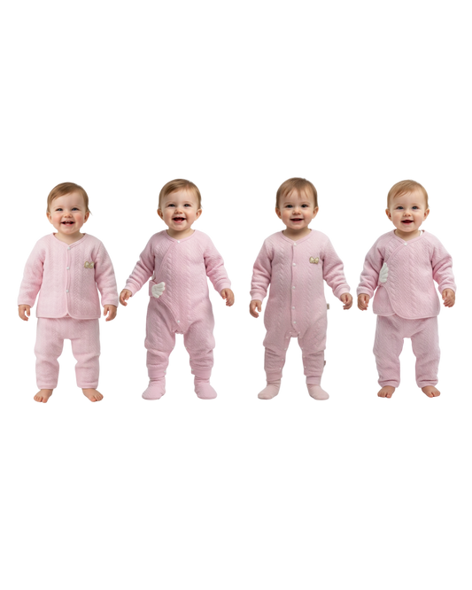 Set Primeros Meses Bebé Rosa - 6 meses - 15 piezas